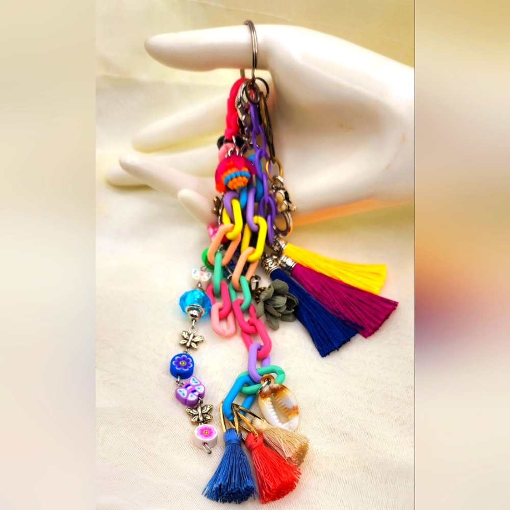 Pursechain/pursecharms, Custom Design, Colorful,os